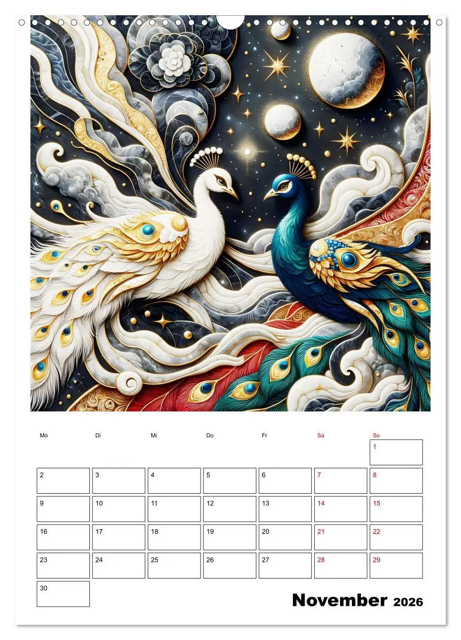 Bild: 9783457249680 | Tierische Mondlichtmagie (Wandkalender 2026 DIN A3 hoch), CALVENDO...