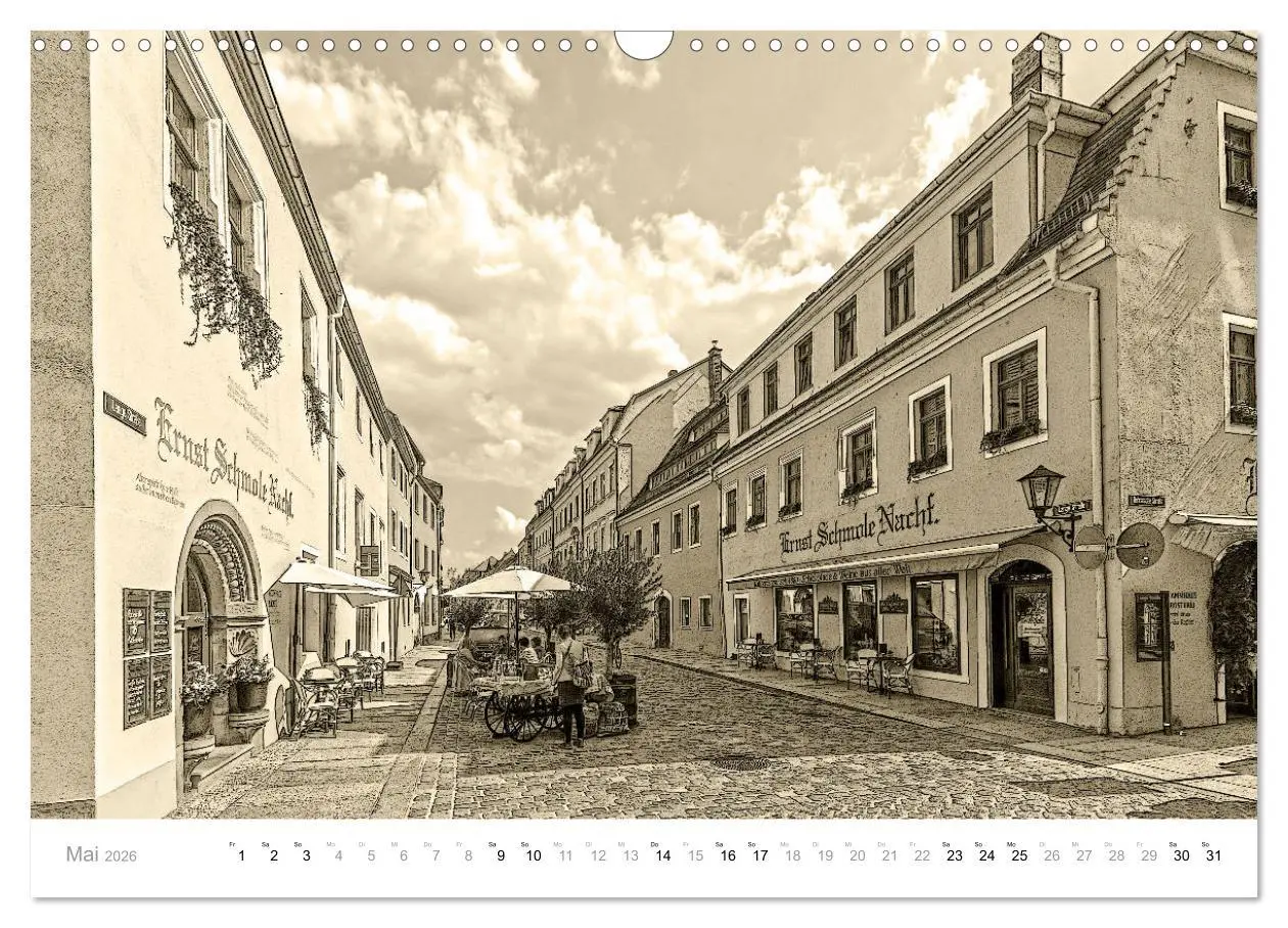 Bild: 9783457799680 | Nostalgiekalender Pirna (Wandkalender 2026 DIN A3 quer), CALVENDO...