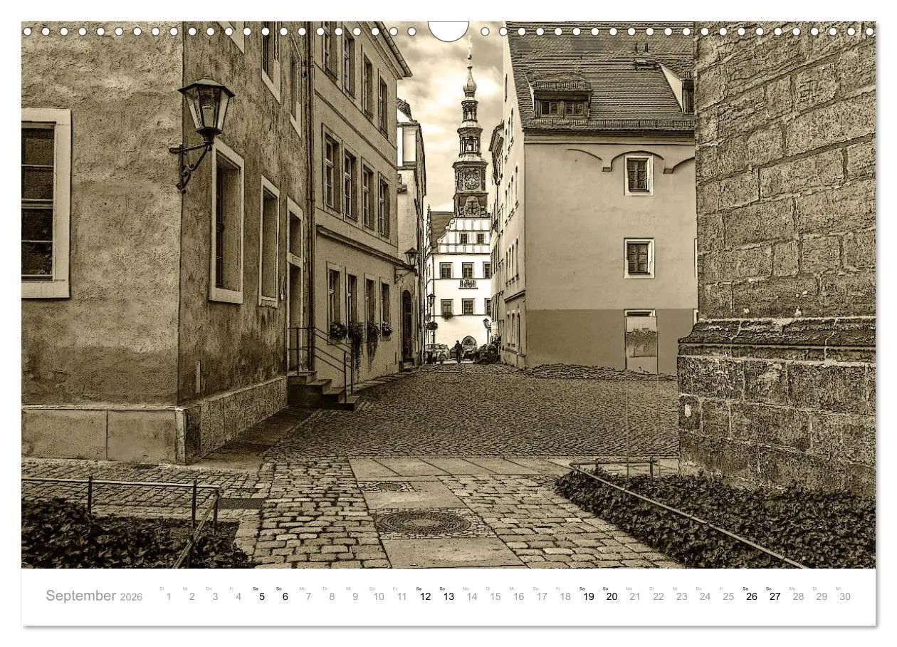 Bild: 9783457799680 | Nostalgiekalender Pirna (Wandkalender 2026 DIN A3 quer), CALVENDO...