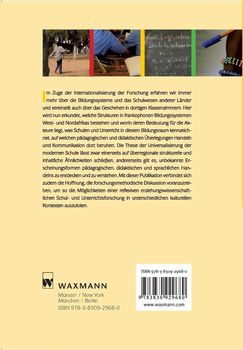 Rückseite: 9783830929680 | Schulsysteme, Unterricht und Bildung im mehrsprachigen frankophonen...