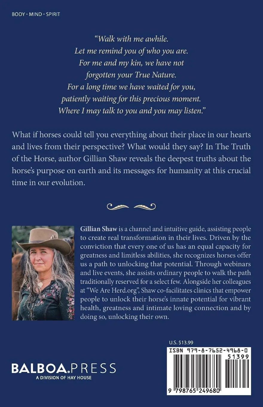 Rückseite: 9798765249680 | The Truth of the Horse | Gillian Shaw (u. a.) | Taschenbuch | Englisch