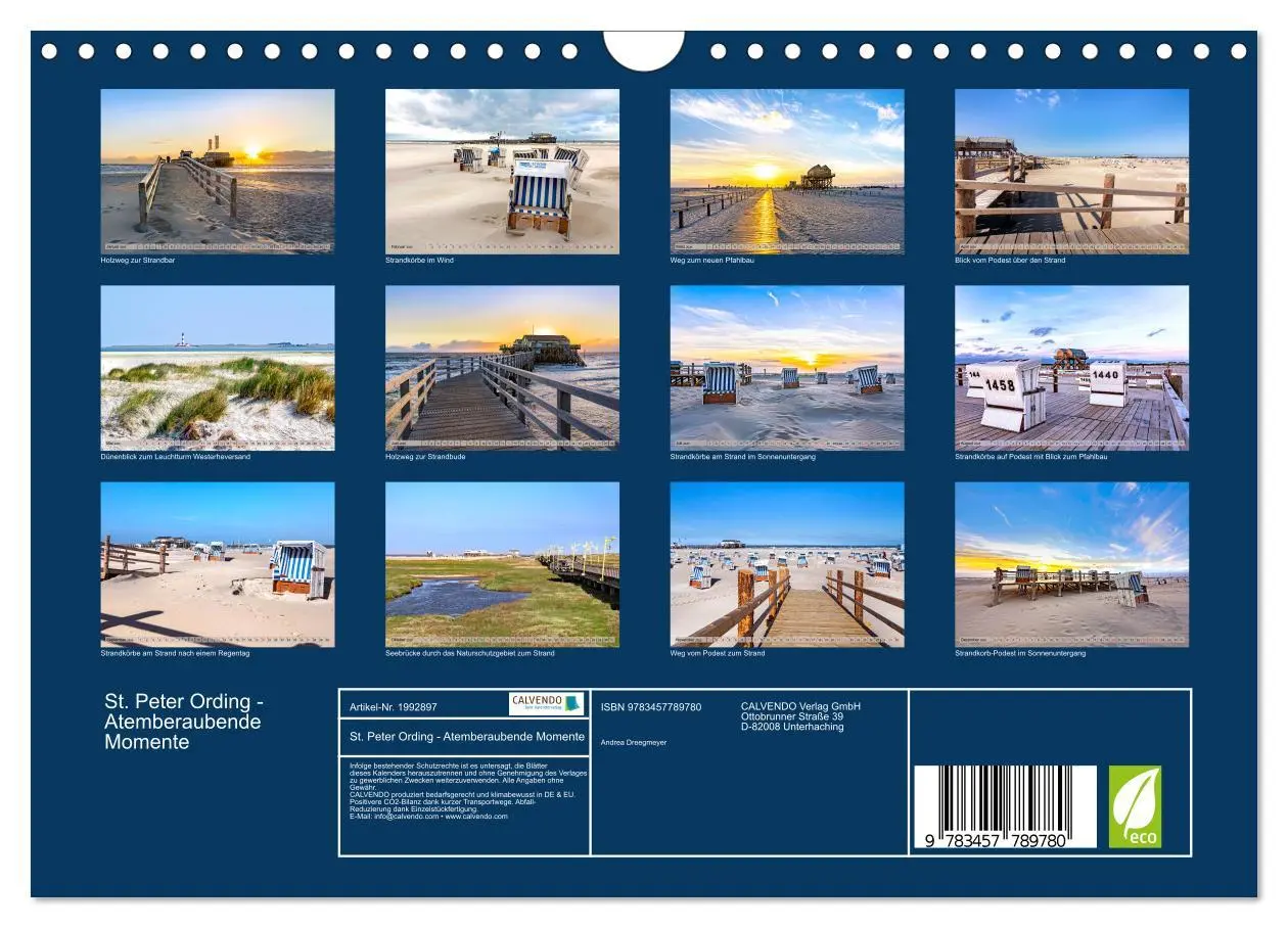 Bild: 9783457789780 | St. Peter Ording - Atemberaubende Momente (Wandkalender 2026 DIN A4...
