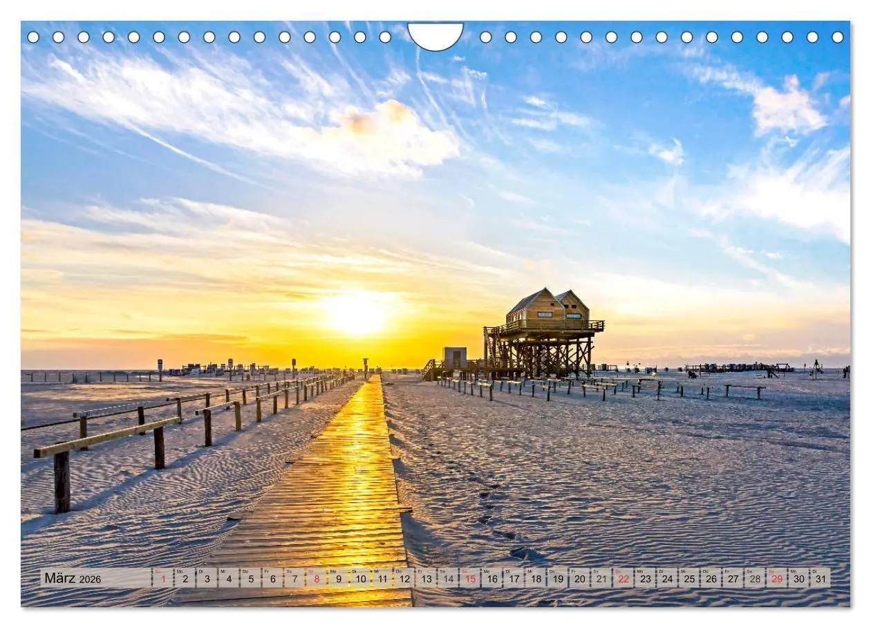 Bild: 9783457789780 | St. Peter Ording - Atemberaubende Momente (Wandkalender 2026 DIN A4...