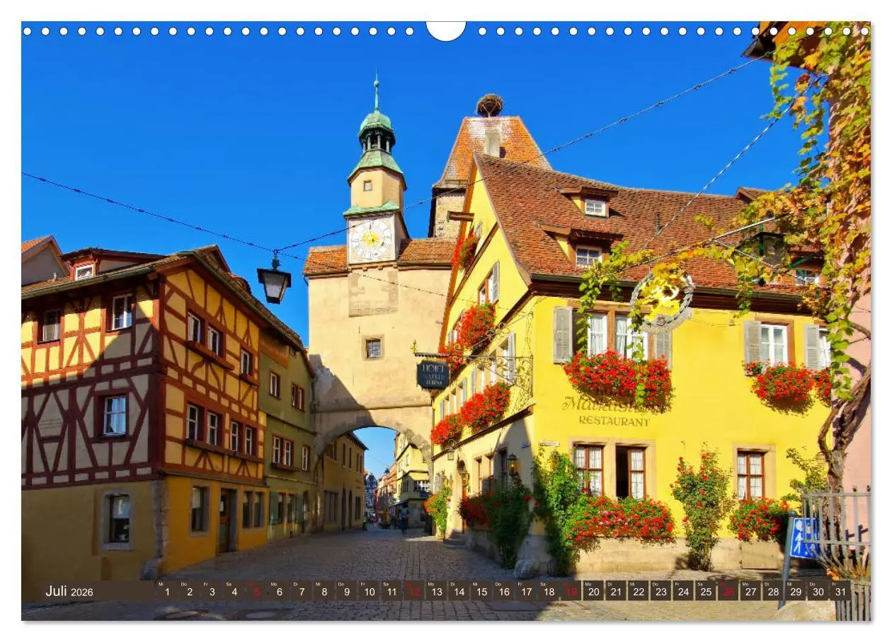 Bild: 9783457929780 | Rothenburg o. d. Tauber - Perle des Taubertales (Wandkalender 2026...