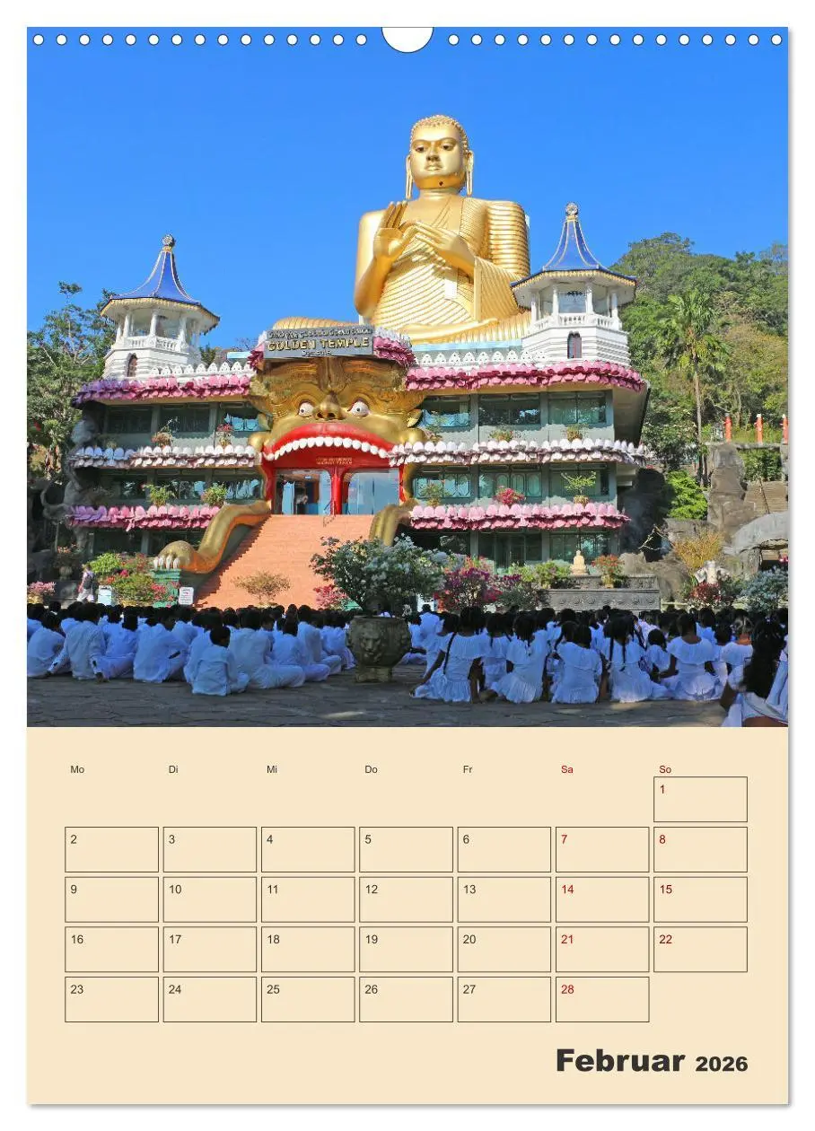 Bild: 9783516329780 | Sri Lanka - Terminplaner (Wandkalender 2026 DIN A3 hoch), CALVENDO...