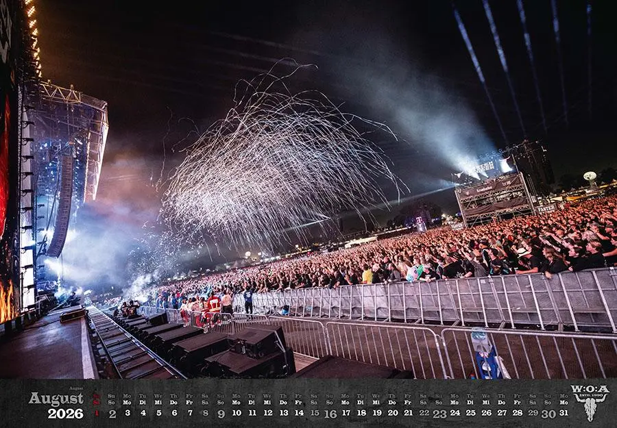Bild: 9783966649780 | Wacken Kalender 2026 | Kalender | 14 S. | Deutsch | 2026