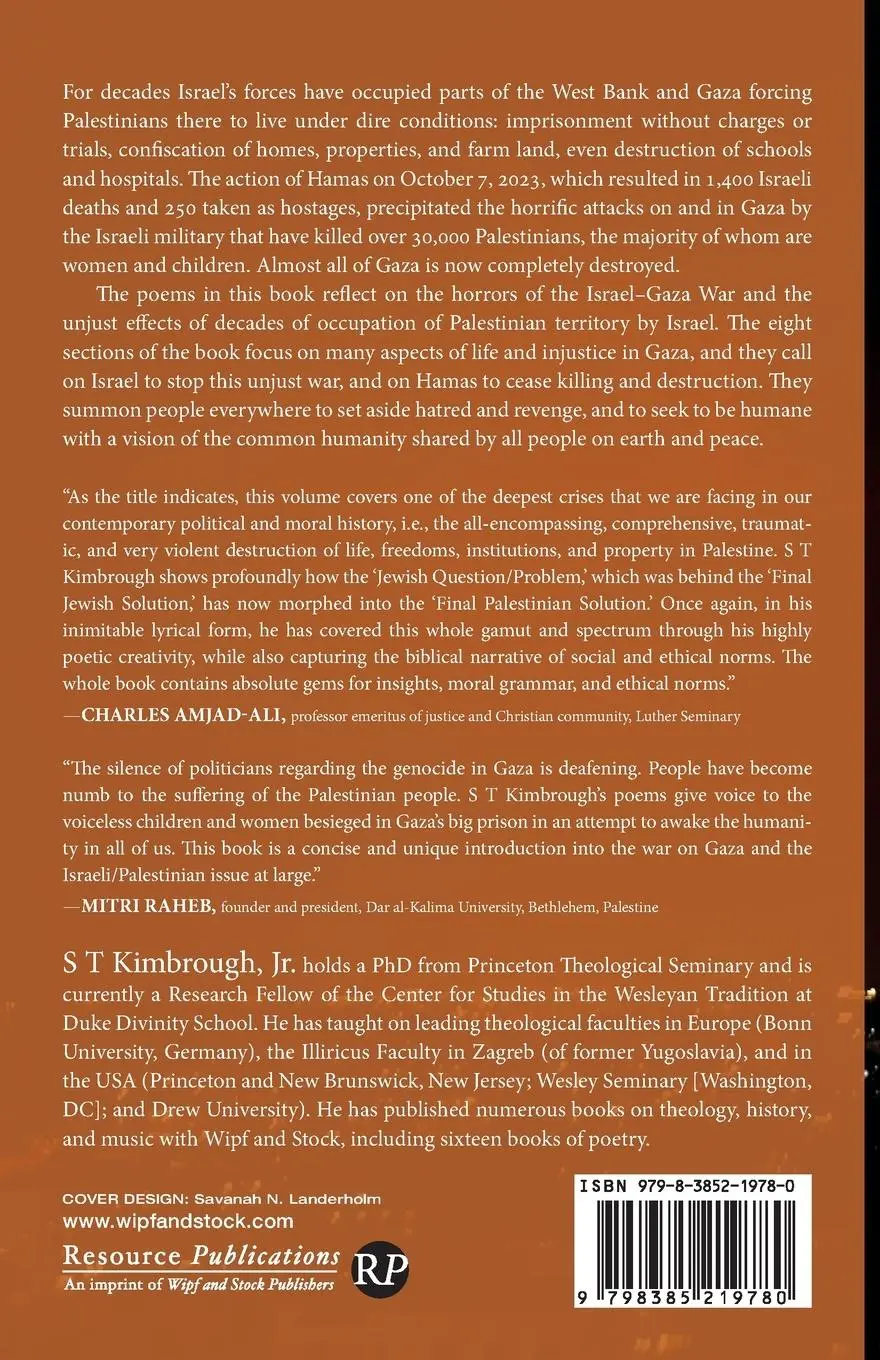 Rückseite: 9798385219780 | The Gaza Prison | S T Jr. Kimbrough | Taschenbuch | Englisch | 2024