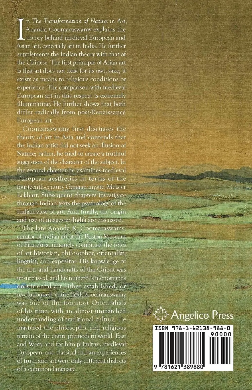 Rückseite: 9781621389880 | The Transformation of Nature in Art | Ananda K. Coomaraswamy | Buch