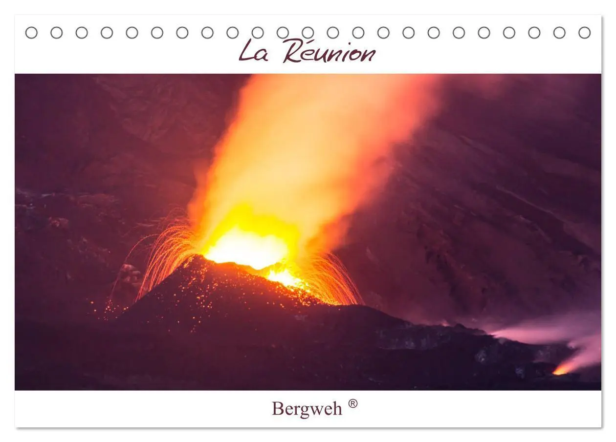 Cover: 9783435449880 | La Réunion - Bergweh ® (Tischkalender 2025 DIN A5 quer), CALVENDO...