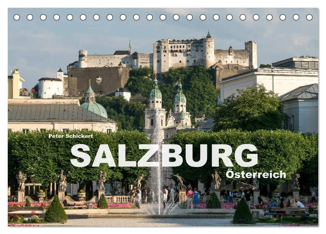 Cover: 9783457849880 | Salzburg - Österreich (Tischkalender 2026 DIN A5 quer), CALVENDO...