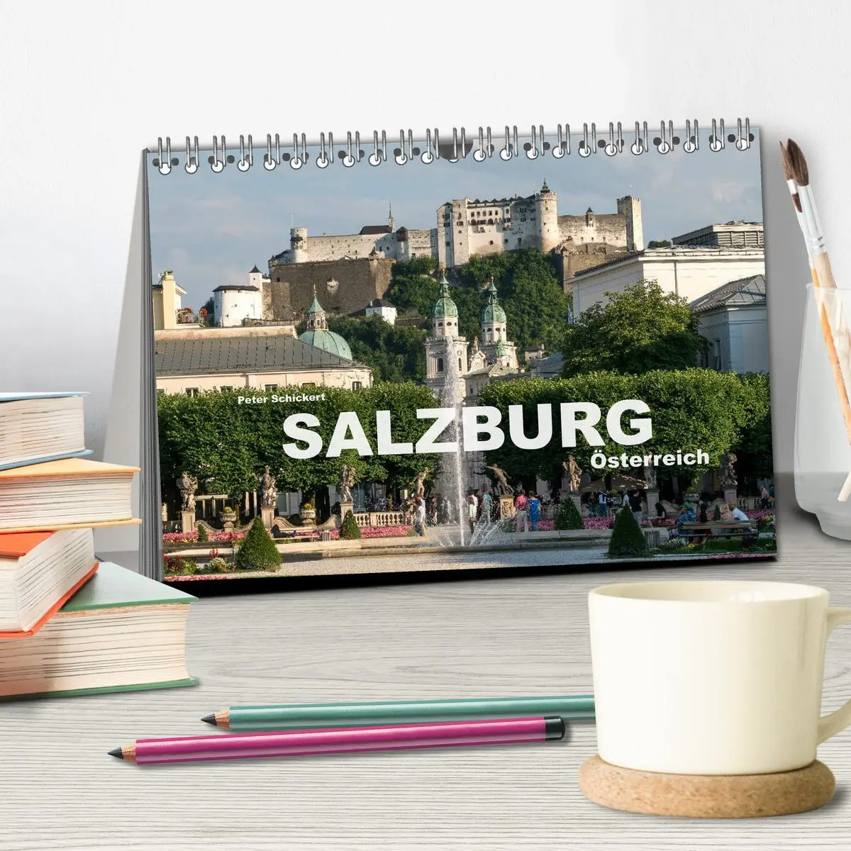 Bild: 9783457849880 | Salzburg - Österreich (Tischkalender 2026 DIN A5 quer), CALVENDO...