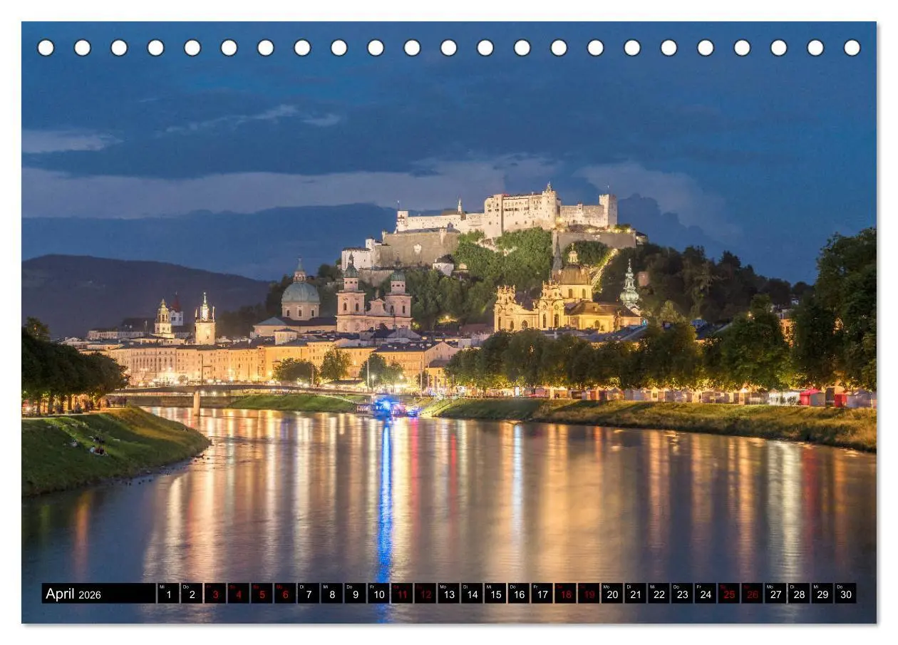 Bild: 9783457849880 | Salzburg - Österreich (Tischkalender 2026 DIN A5 quer), CALVENDO...