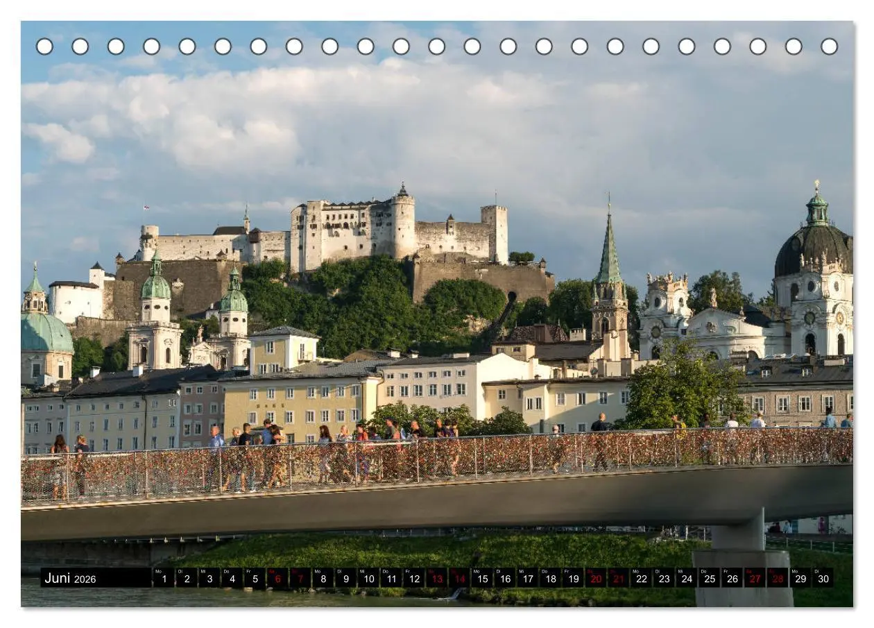 Bild: 9783457849880 | Salzburg - Österreich (Tischkalender 2026 DIN A5 quer), CALVENDO...