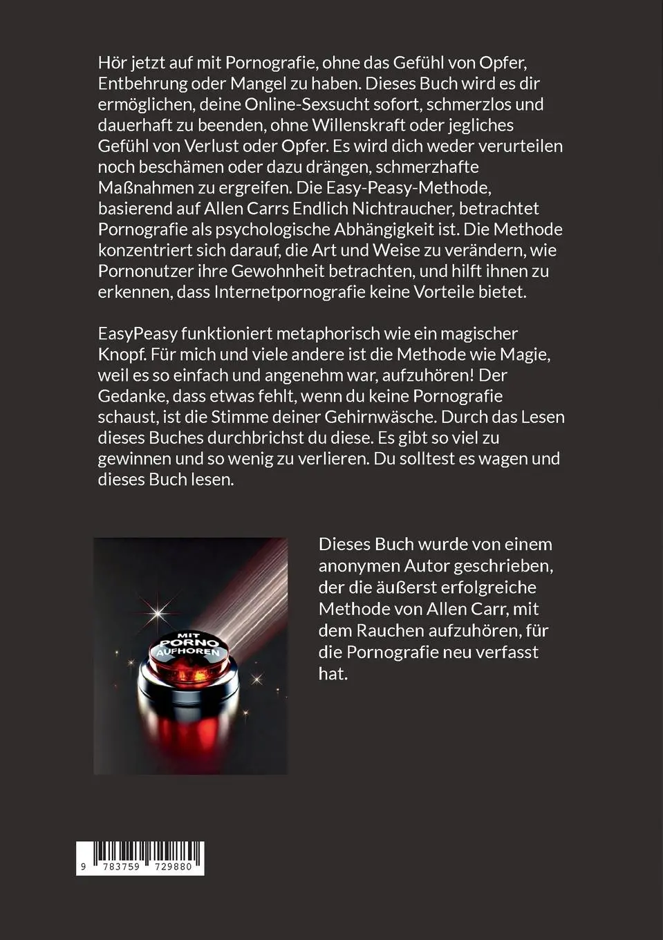Rückseite: 9783759729880 | Einfach mit Porno aufhören! Die Easy-Peasy-Methode | Hack Autor | Buch