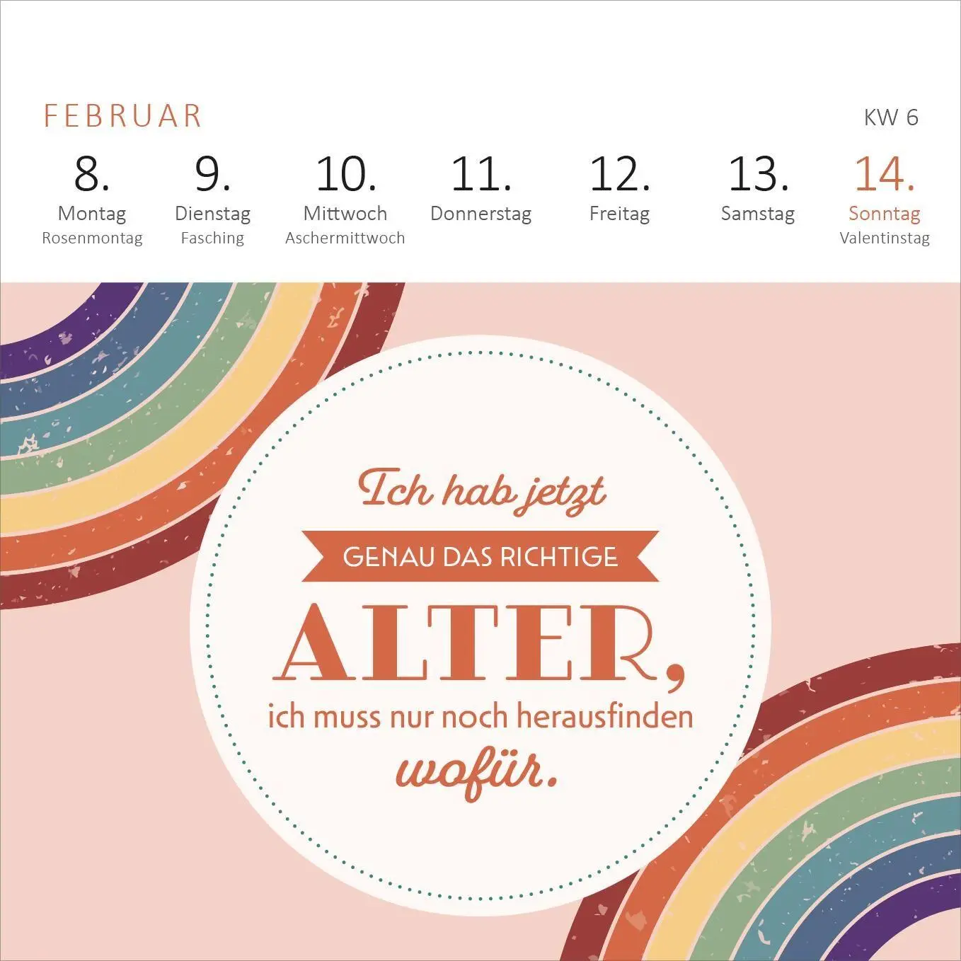 Bild: 4014489139980 | Mini-Wochenkalender Tschüss Arbeit, hallo Ruhestand! 2027 | Kalender