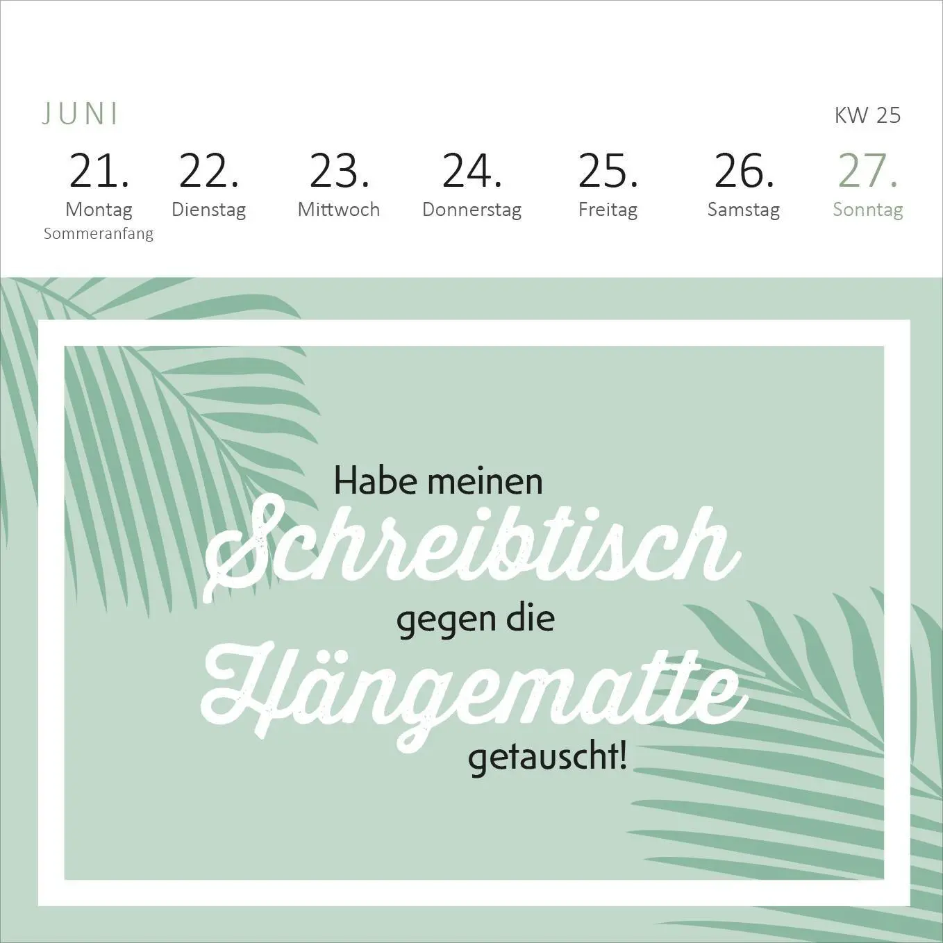 Bild: 4014489139980 | Mini-Wochenkalender Tschüss Arbeit, hallo Ruhestand! 2027 | Kalender