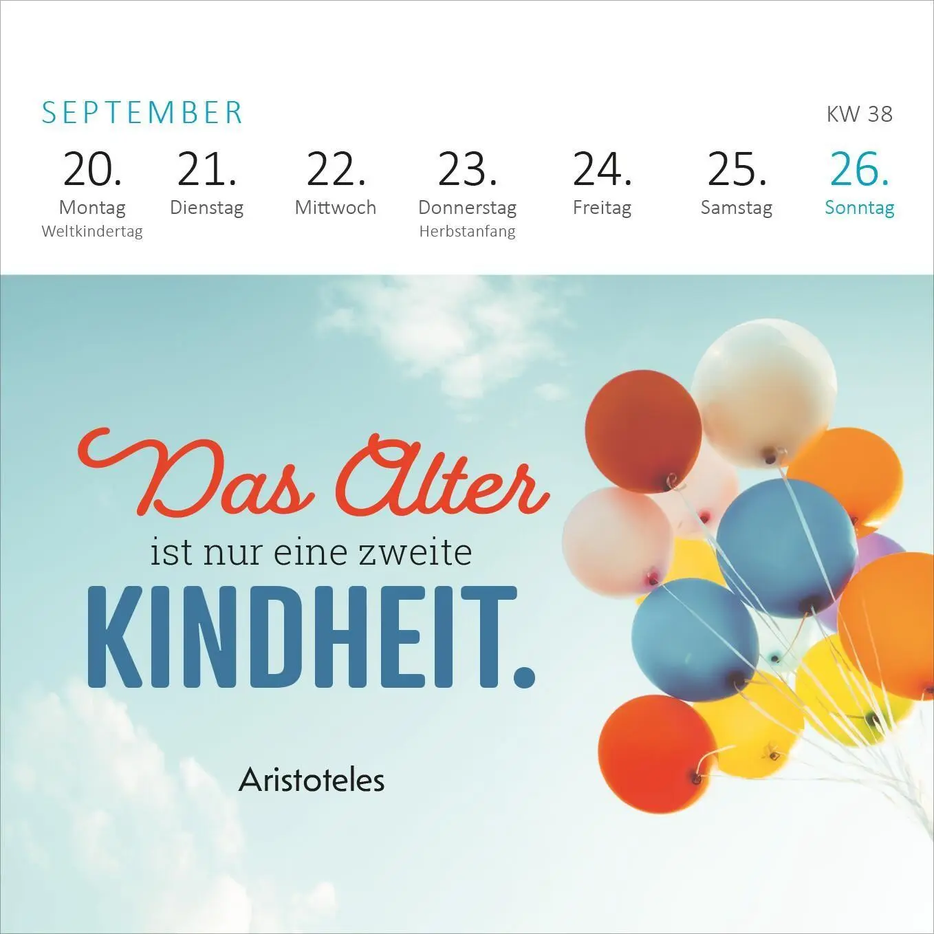 Bild: 4014489139980 | Mini-Wochenkalender Tschüss Arbeit, hallo Ruhestand! 2027 | Kalender
