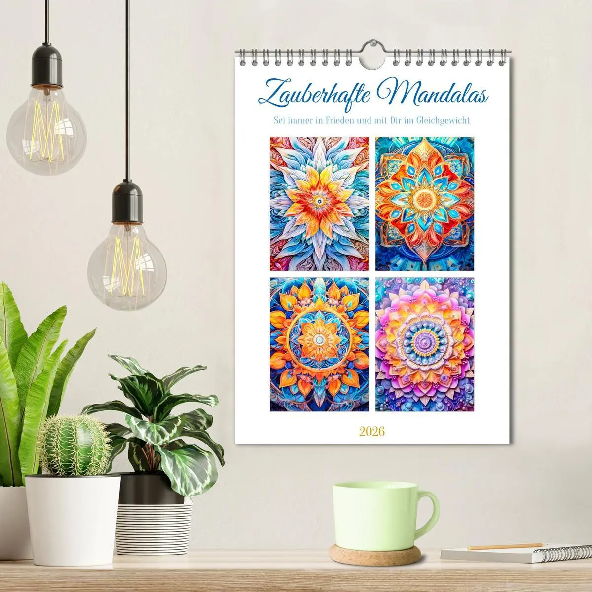 Bild: 9783516309980 | Zauberhafte Mandalas (Wandkalender 2026 DIN A4 hoch), CALVENDO...