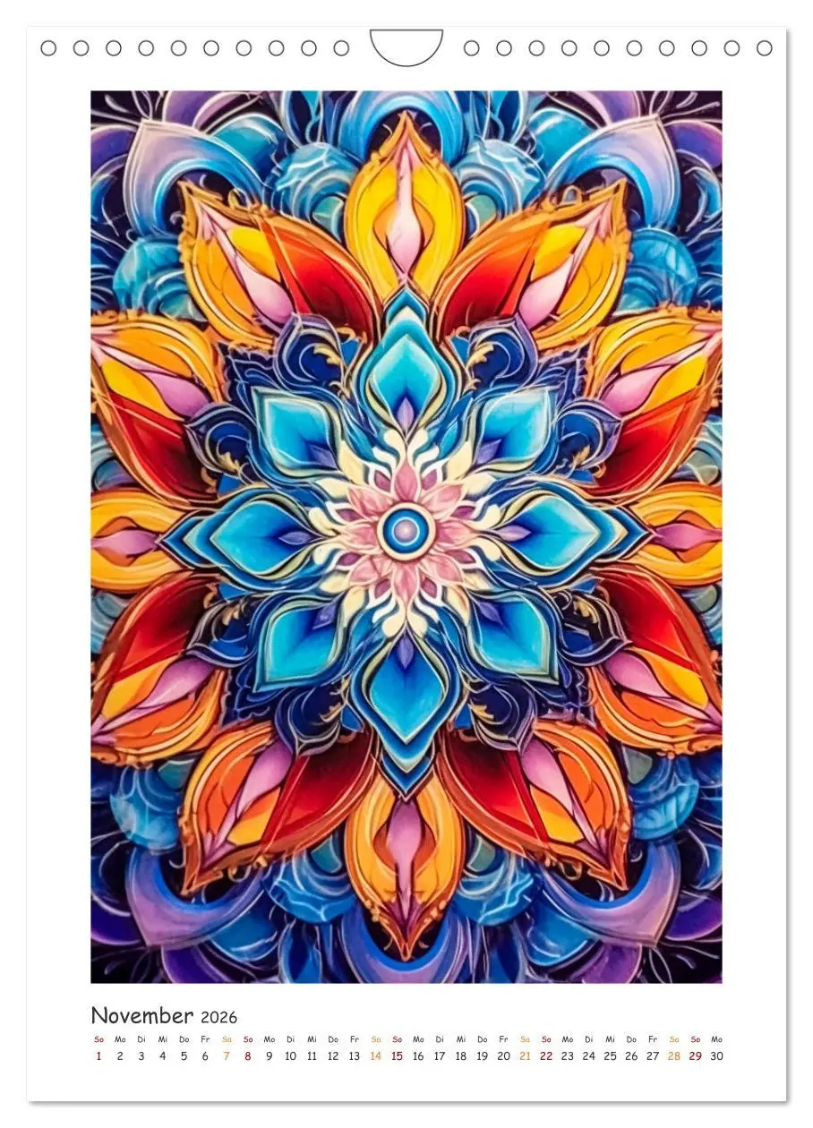 Bild: 9783516309980 | Zauberhafte Mandalas (Wandkalender 2026 DIN A4 hoch), CALVENDO...