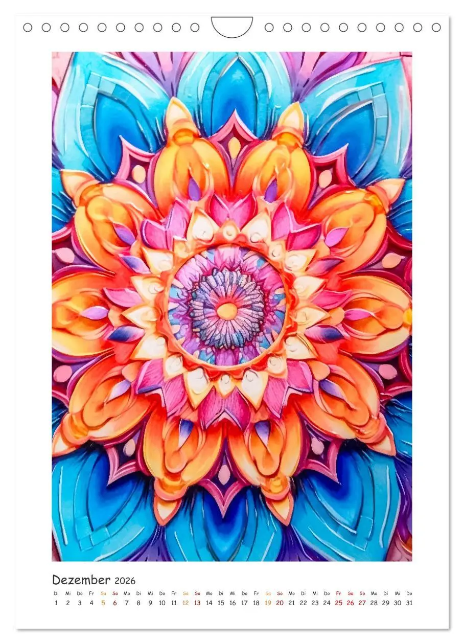 Bild: 9783516309980 | Zauberhafte Mandalas (Wandkalender 2026 DIN A4 hoch), CALVENDO...
