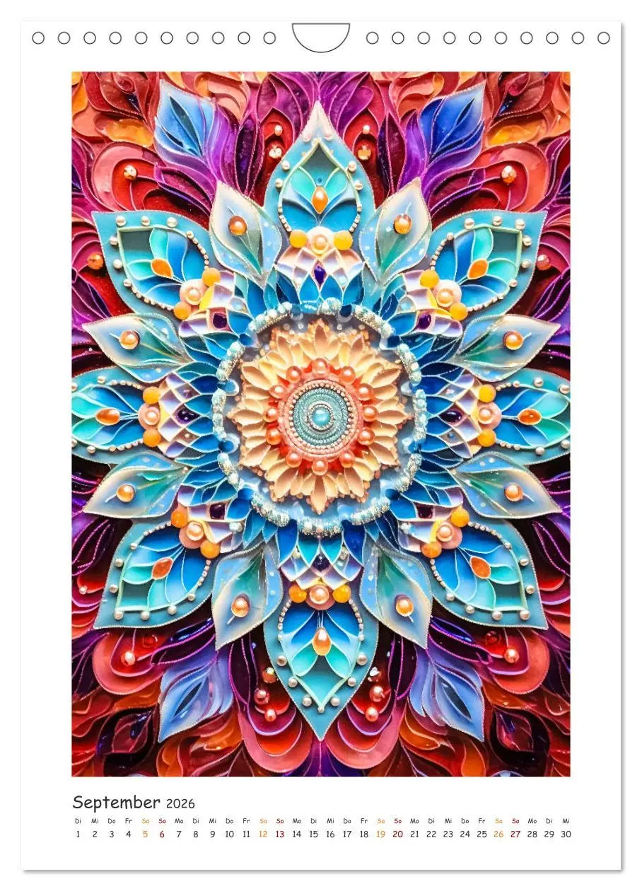 Bild: 9783516309980 | Zauberhafte Mandalas (Wandkalender 2026 DIN A4 hoch), CALVENDO...