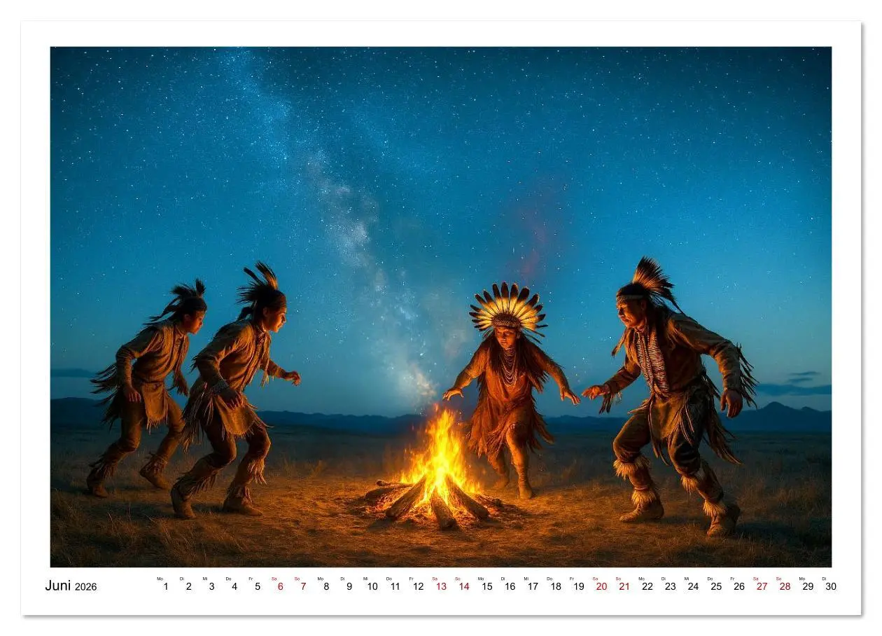 Bild: 9783516619980 | Spirituelle indianische Reise (Wandkalender 2026 DIN A4 quer),...