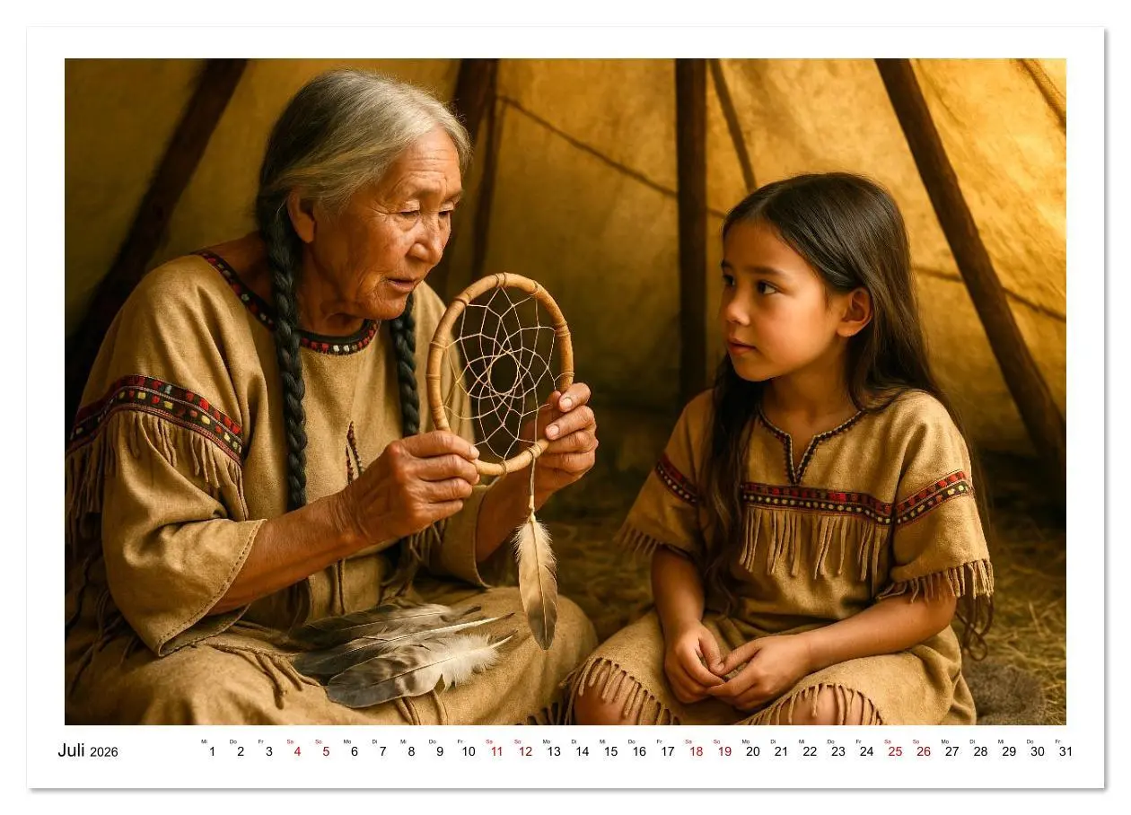 Bild: 9783516619980 | Spirituelle indianische Reise (Wandkalender 2026 DIN A4 quer),...