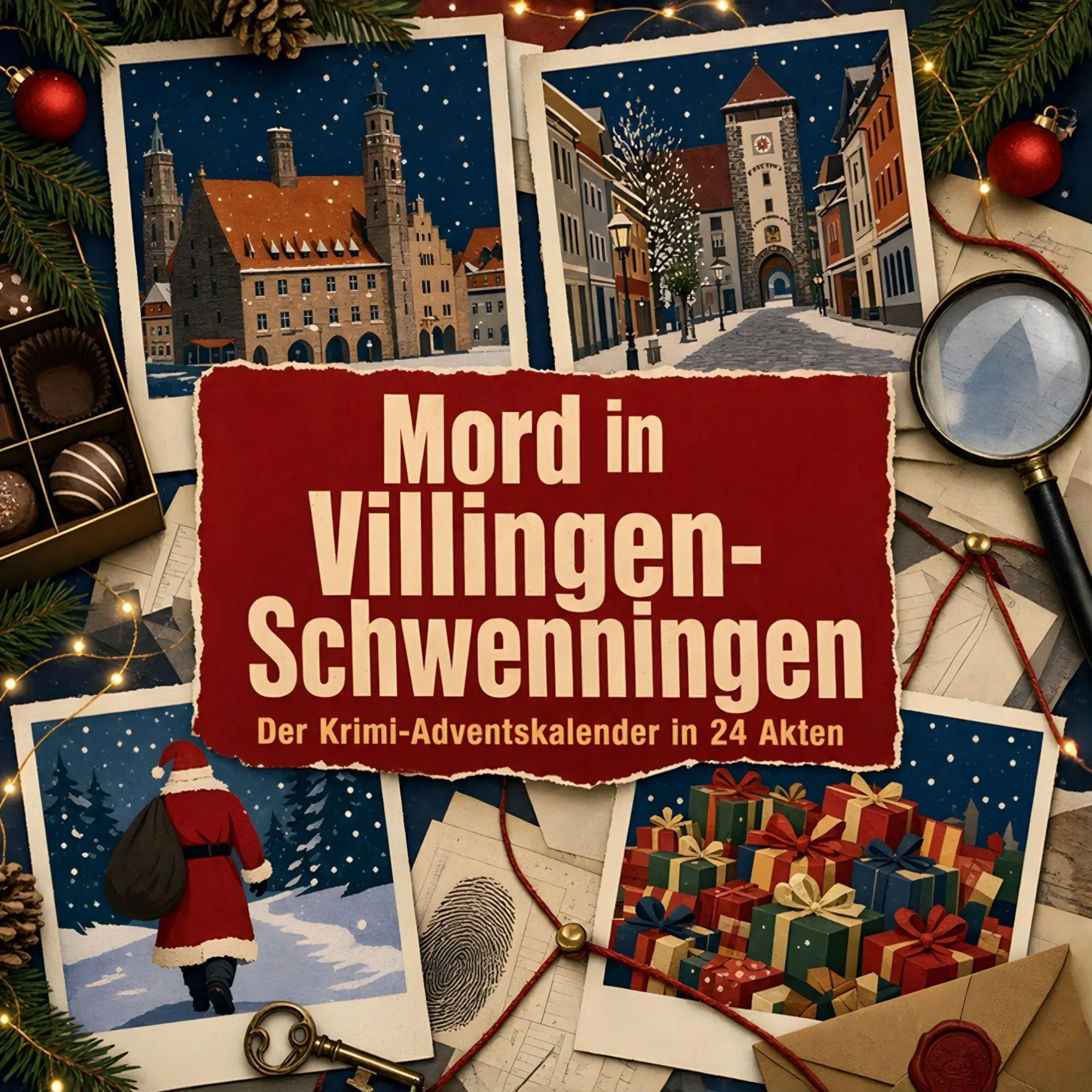 Cover: 9783696119980 | Mord in Villingen-Schwenningen | Der Krimi-Adventskalender in 24 Akten