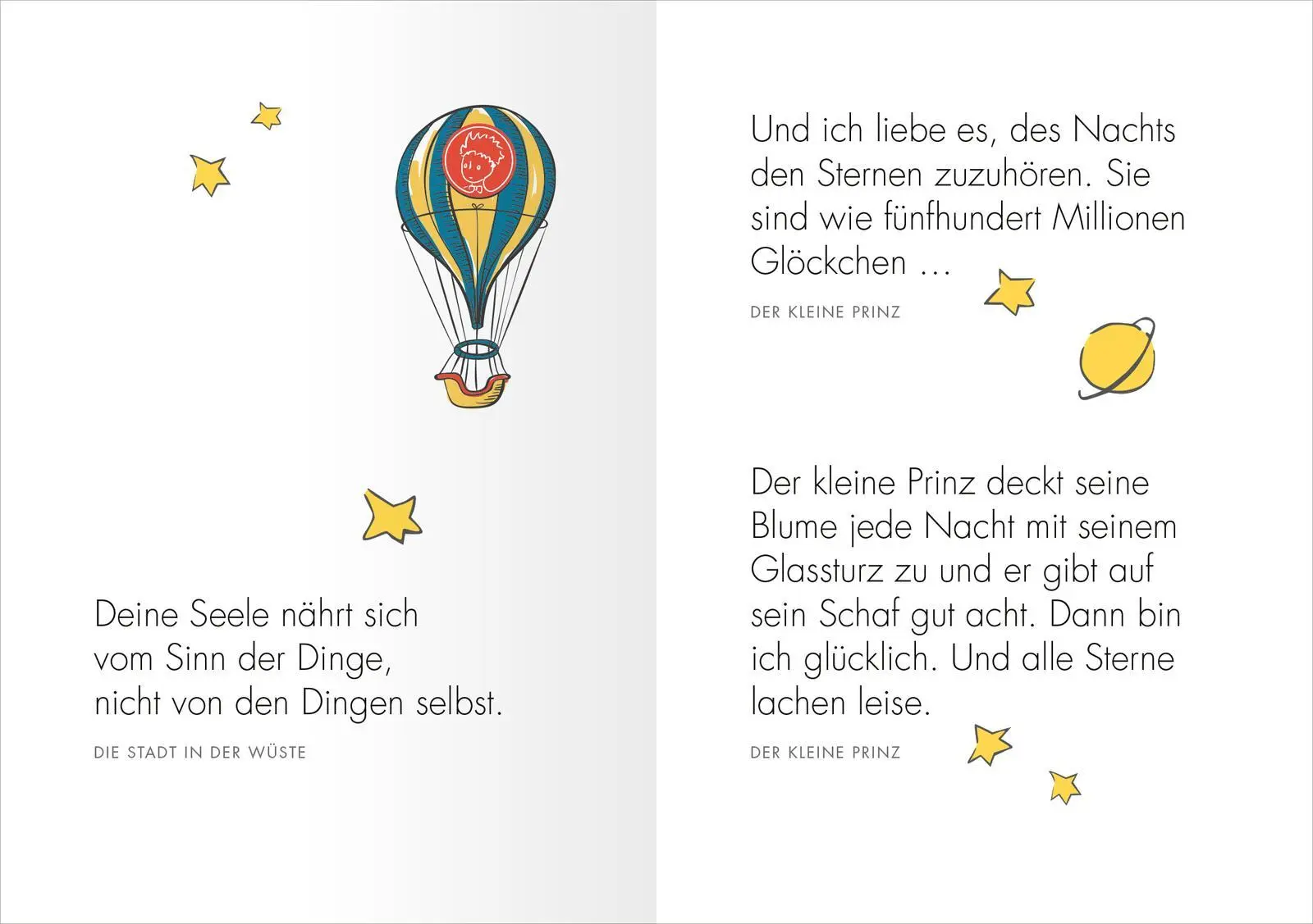 Bild: 9783845849980 | Du allein wirst Sterne haben, die lachen können ... | Saint-Exupéry