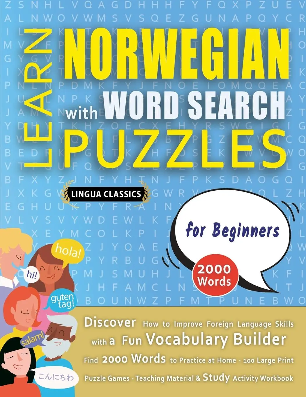 Cover: 9798349039980 | LEARN NORWEGIAN WITH WORD SEARCH PUZZLES FOR BEGINNERS - Discover...
