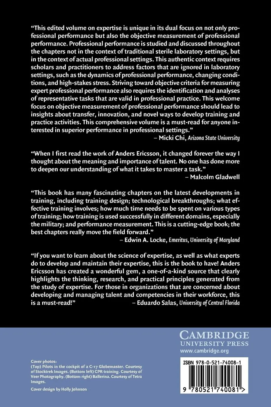 Rückseite: 9780521740081 | Development of Professional Expertise | K. Anders Ericsson | Buch