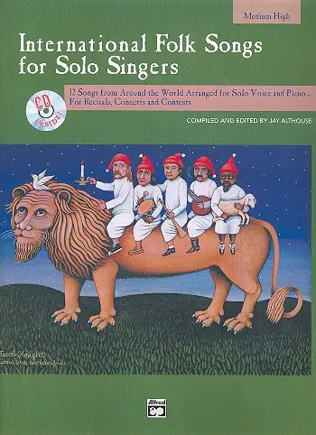 Cover: 9780739020081 | International Folk Songs for Solo Singers | Jay Althouse | Buch + CD