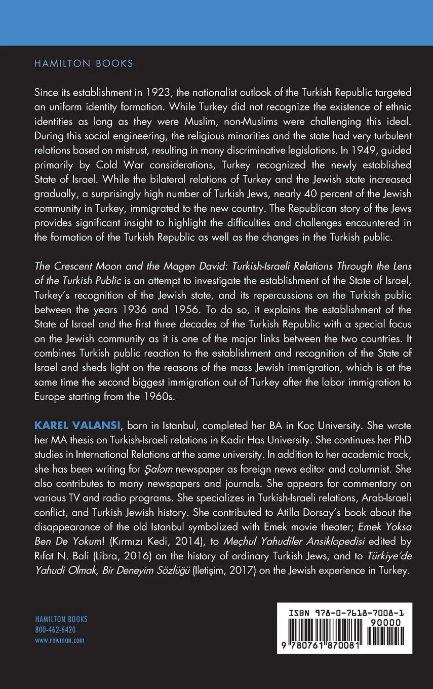Rückseite: 9780761870081 | The Crescent Moon and the Magen David | Karel Valansi | Buch | 2018