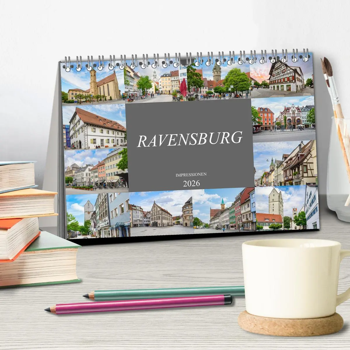 Bild: 9783457640081 | Ravensburg Impressionen (Tischkalender 2026 DIN A5 quer), CALVENDO...