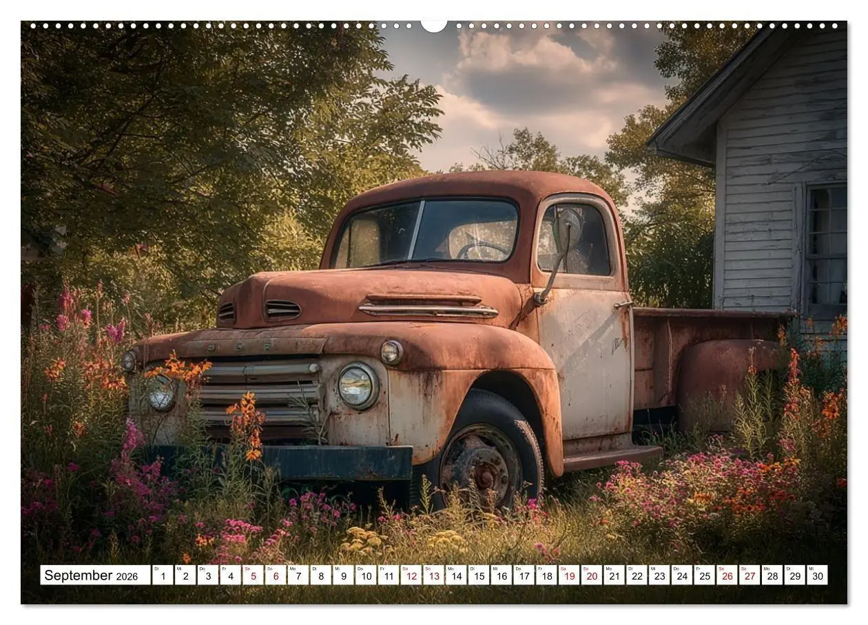 Bild: 9783516660081 | Rost trifft Nostalgie (hochwertiger Premium Wandkalender 2026 DIN...