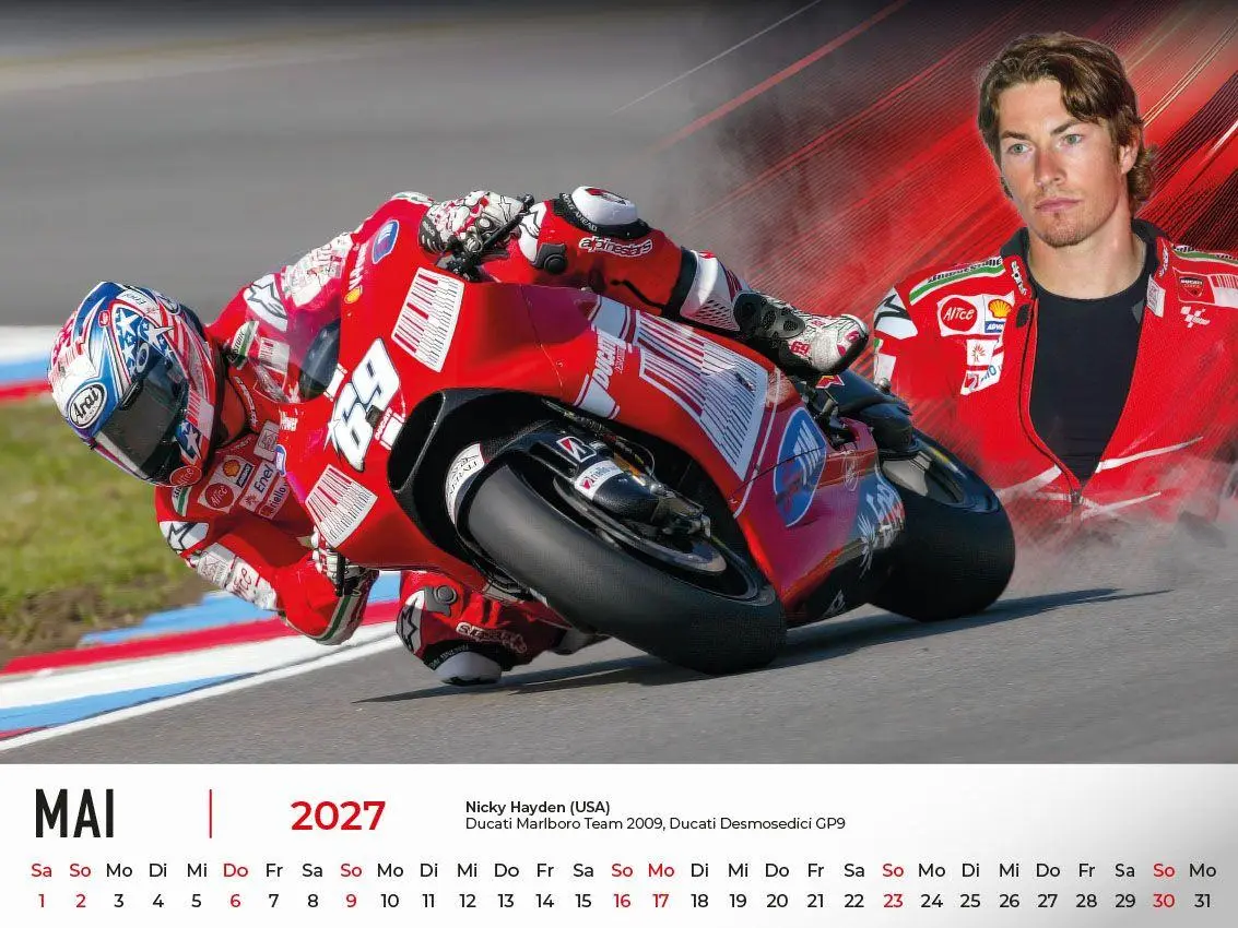 Bild: 9783693570081 | The Best of Ducati im Rennsport Kalender 2027 | von gestern und heute