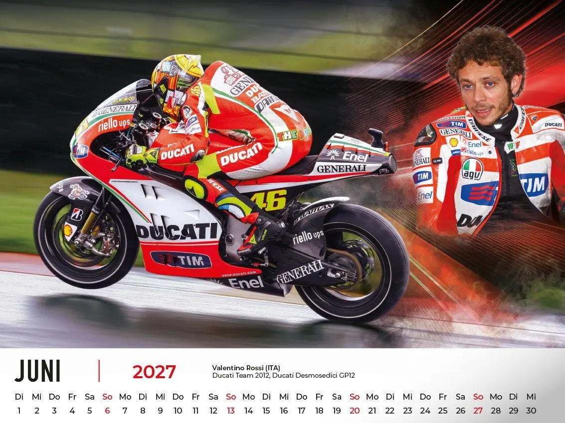 Bild: 9783693570081 | The Best of Ducati im Rennsport Kalender 2027 | von gestern und heute