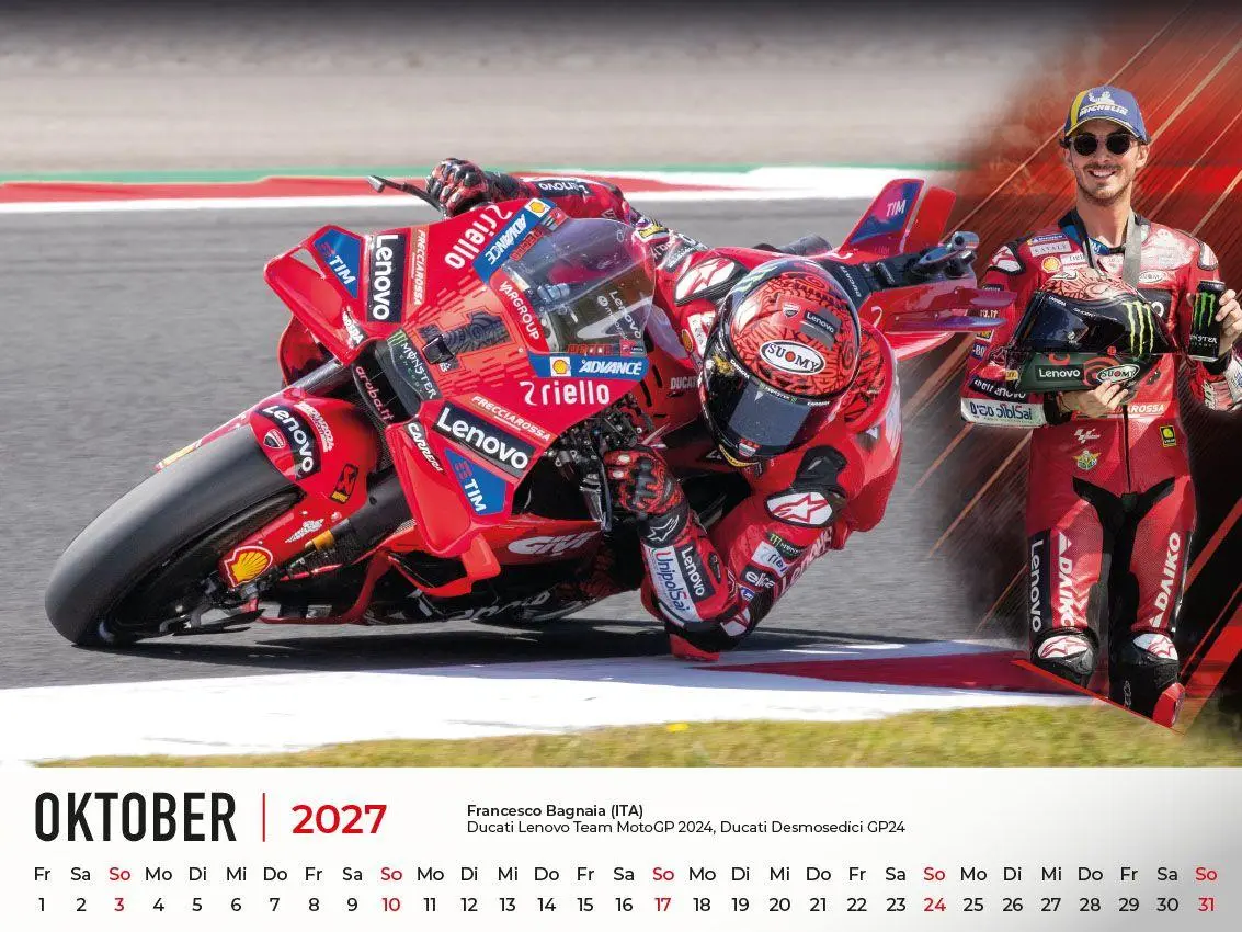 Bild: 9783693570081 | The Best of Ducati im Rennsport Kalender 2027 | von gestern und heute