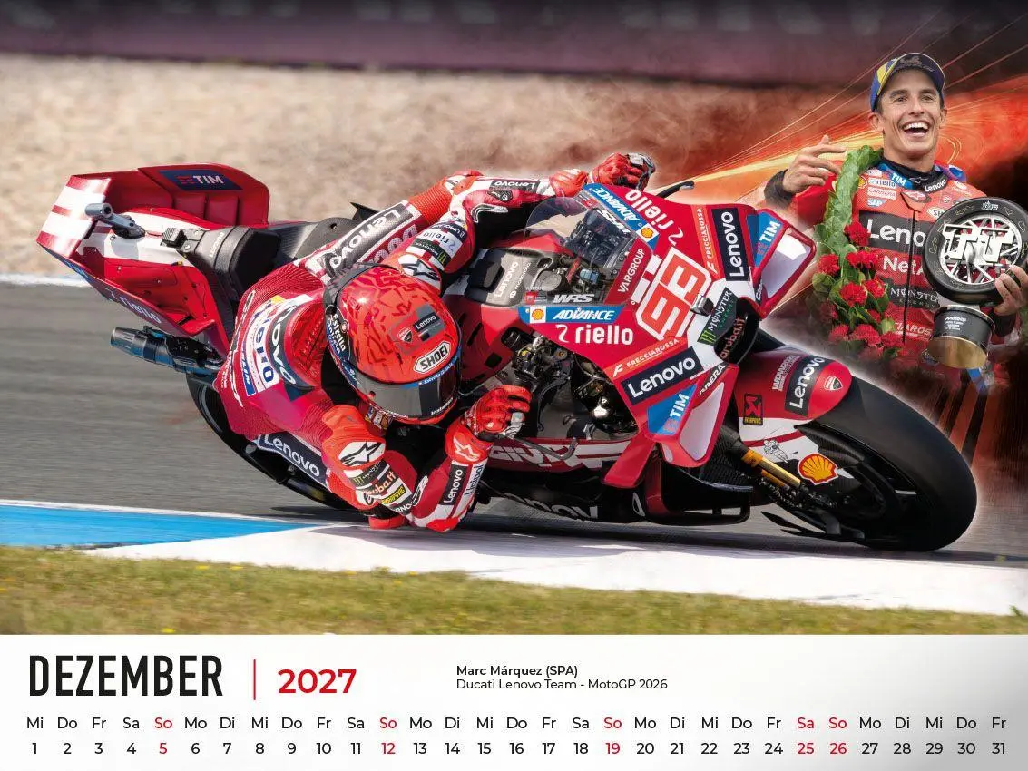 Bild: 9783693570081 | The Best of Ducati im Rennsport Kalender 2027 | von gestern und heute