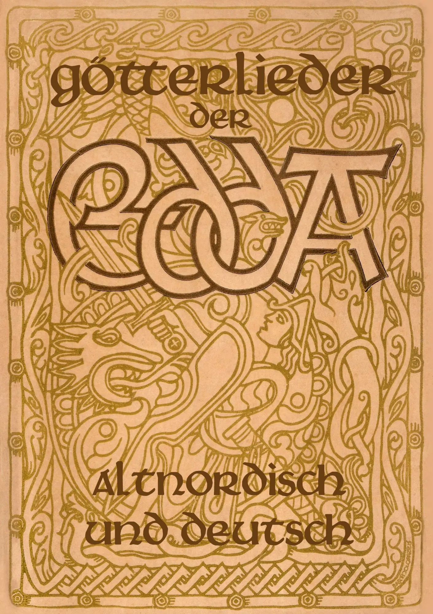 Cover: 9783744810081 | Götterlieder der Edda - Altnordisch und deutsch | Neményi | Buch
