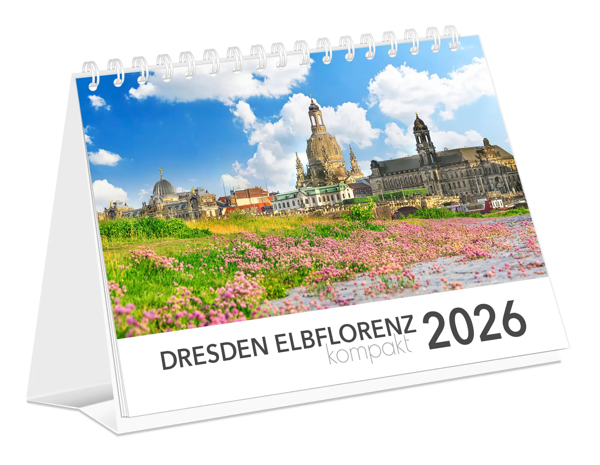 Cover: 9783910680081 | Kalender Dresden Elbflorenz kompakt 2026 | K4 Verlag (u. a.) | Deutsch