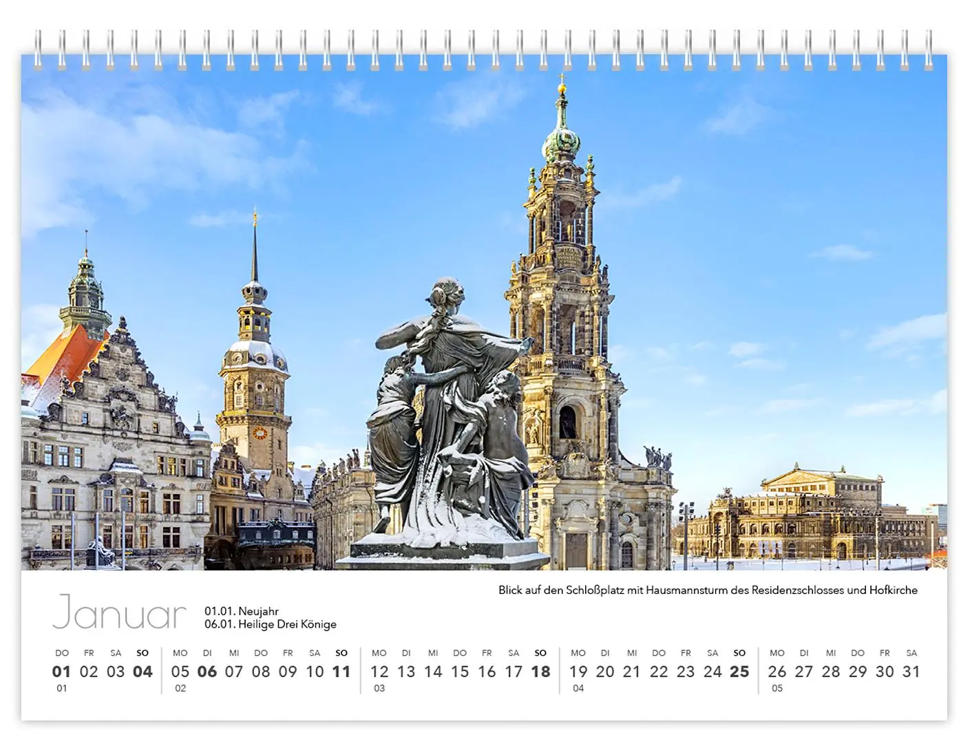 Bild: 9783910680081 | Kalender Dresden Elbflorenz kompakt 2026 | K4 Verlag (u. a.) | Deutsch