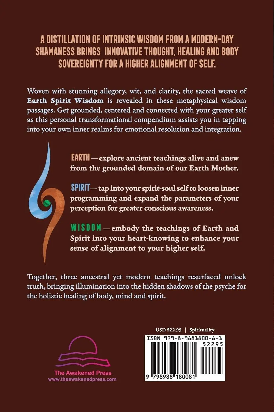 Rückseite: 9798988180081 | Transmissions of Earth Spirit Wisdom | Amalia Camateros | Taschenbuch