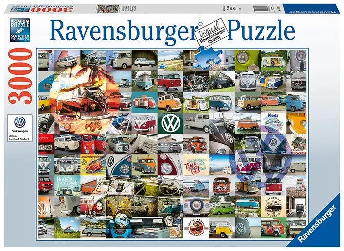 Cover: 4005556160181 | Ravensburger Puzzle 16018 - 99 VW Bulli Moments - 3000 Teile...