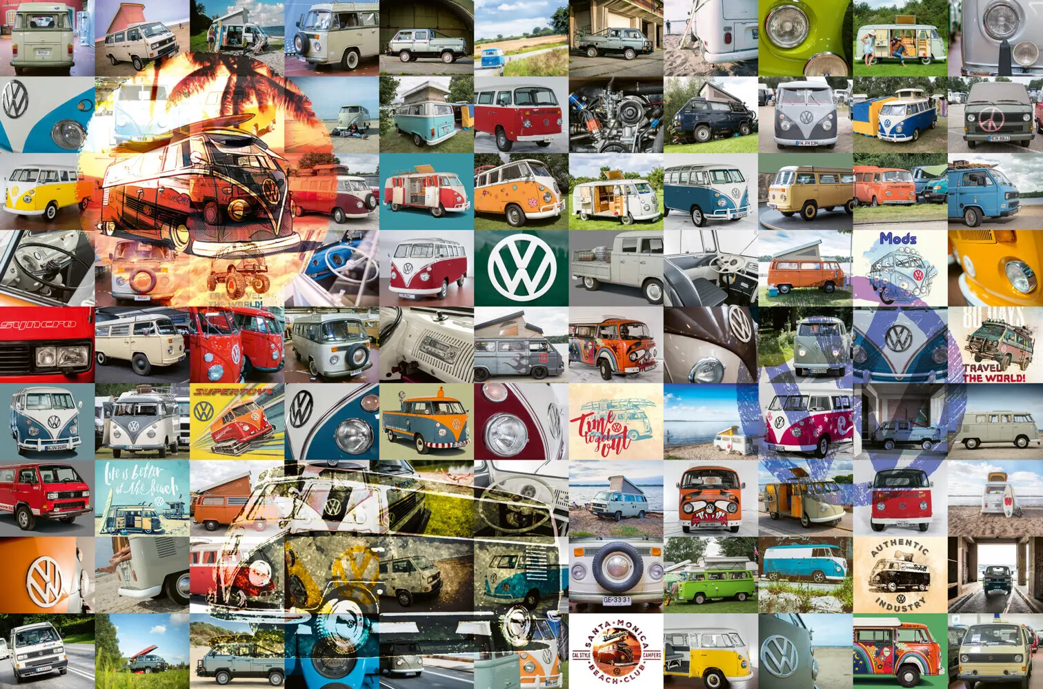 Bild: 4005556160181 | Ravensburger Puzzle 16018 - 99 VW Bulli Moments - 3000 Teile...