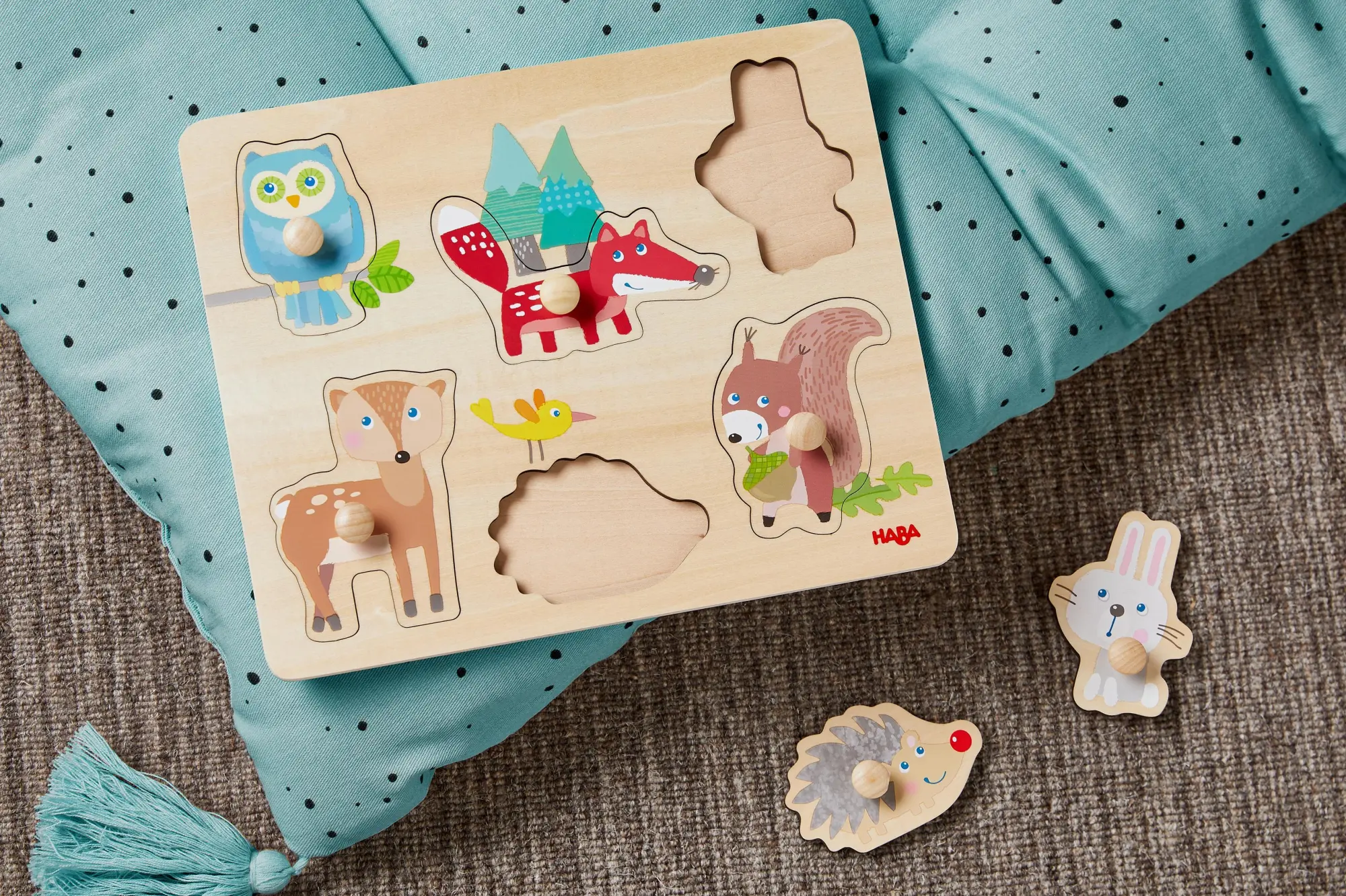 Bild: 4010168260181 | Greifpuzzle Waldtiere | Spiel | 1306542001 | Deutsch | 2022