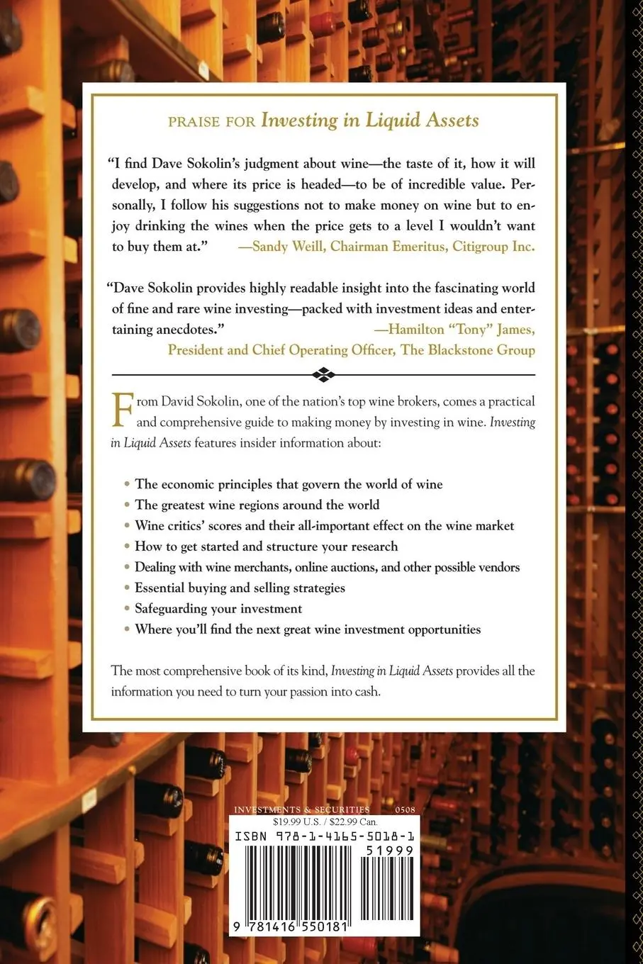 Rückseite: 9781416550181 | Investing in Liquid Assets | David Sokolin (u. a.) | Taschenbuch