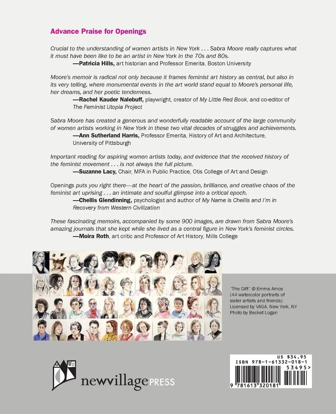 Rückseite: 9781613320181 | Openings: A Memoir from the Women's Art Movement, New York City...