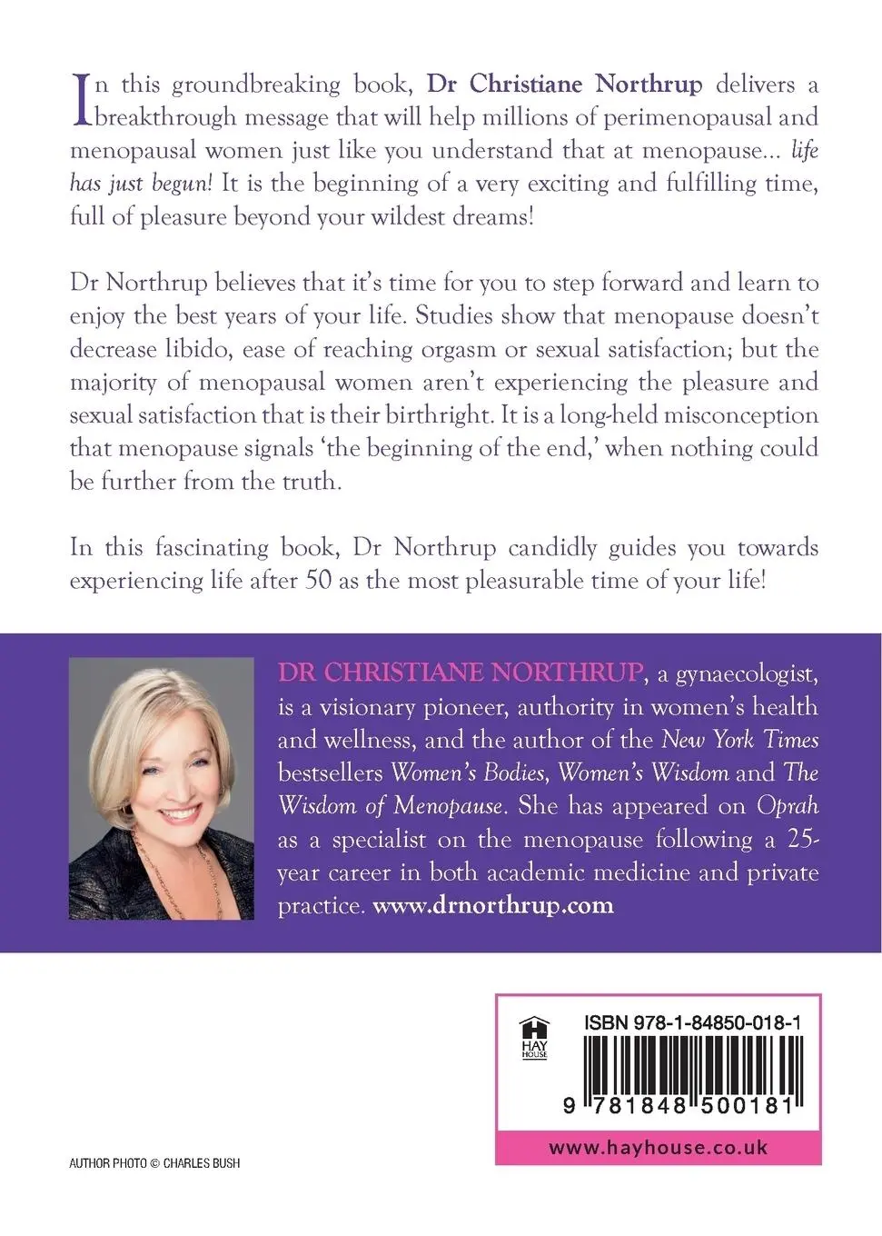 Rückseite: 9781848500181 | The Secret Pleasures of Menopause | Christiane Northrup | Taschenbuch