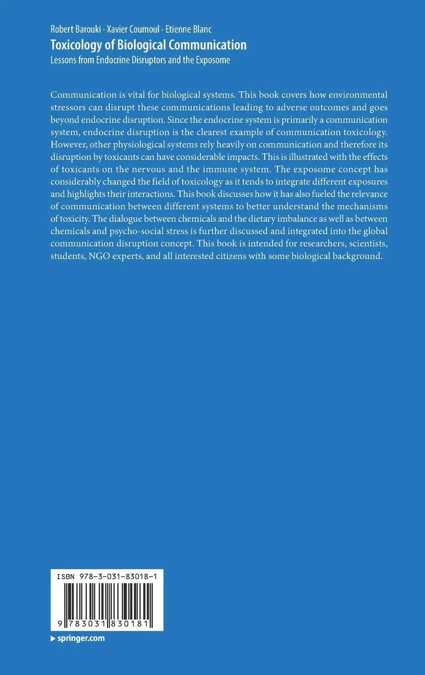 Rückseite: 9783031830181 | Toxicology of Biological Communication | Robert Barouki (u. a.) | Buch